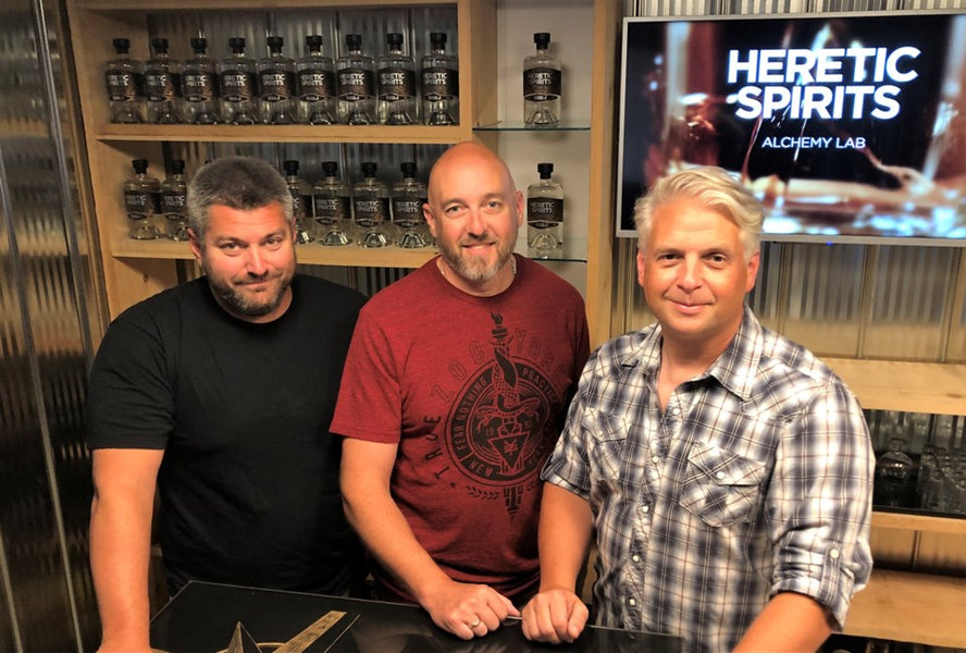 Heretic Spirits' hand sanitizer for Collingwood Farmer's Market