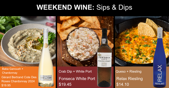 Weekend Wine: Sips & Dips