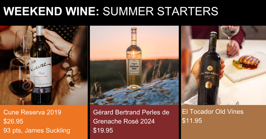 Weekend Wine: Summer Starters