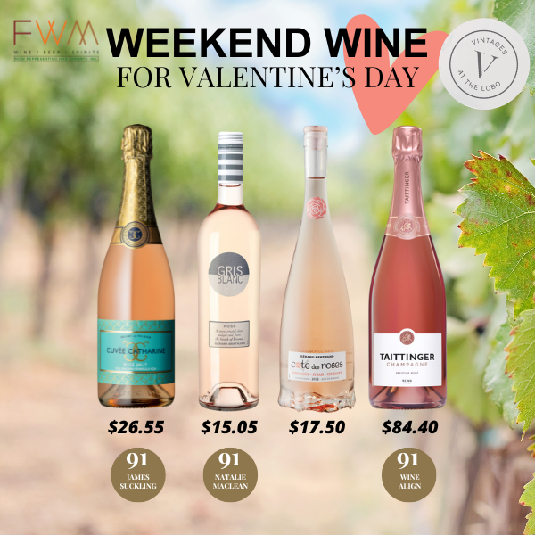 Weekend Wine for Valentine's Day